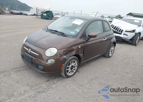 2012 Fiat 500 Pop z USA, uszkodzony, nr VIN 3C3CFFAR3CT183725